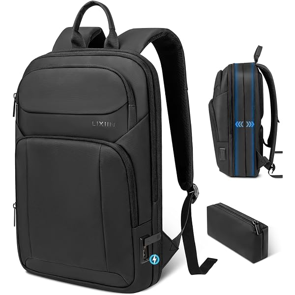 Amazon.com: Lekespring Slim Laptop Backpack for Men, 17.3 Inch